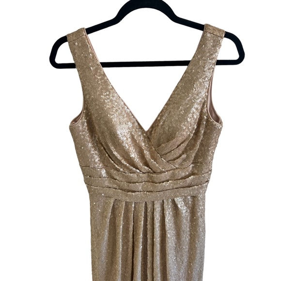 Champagne Glitz Glam Gown - Picture 4 of 10